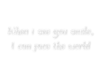 ..:::Text-When i see you smile:::.. - gratis png