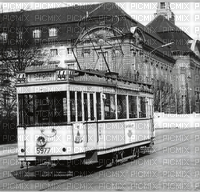 Rena Berlin Straßenbahn Vintage Hintergrund - kostenlos png