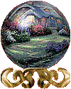 cottage globe - Бесплатный анимированный гифка