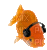 dancing goldfish - Nemokamas animacinis gif