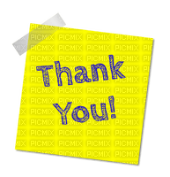 Text. Note. Thank You. Leila - gratis png