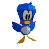 flicky (sonic the fighters) - GIF เคลื่อนไหวฟรี