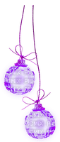 Ornaments.Lights.Purple - PNG gratuit
