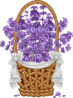 Kaz_Creations Flowers-Fleurs-Deco-Basket - ilmainen png