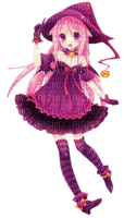 witch anime girl - png gratis