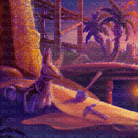 Purple Egyptian Background - Gratis geanimeerde GIF