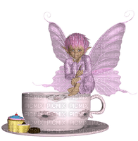 cookie doll cup tasse fairy elf - png gratis