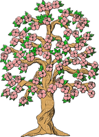 pink tree - 免费PNG