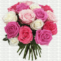 bouquet de rose - Безплатен анимиран GIF