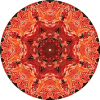 Red mandala - png grátis