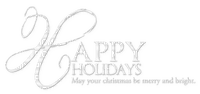 Happy Holidays.Text.White - kostenlos png