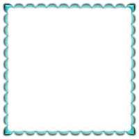 munot - rahmen türkis - turquoise frame - turquoise cadre - PNG gratuit
