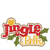 Kaz_Creations Logo Text Jingle Bells - gratis png