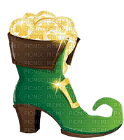 ST PATRICK DAY boot gold - PNG gratuit