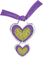 Kaz_Creations Deco Ribbons Bows Heart Love Hanging Dangly Things  Colours - zdarma png