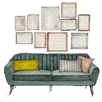 furniture animated gif sofa fauteuil - Gratis geanimeerde GIF