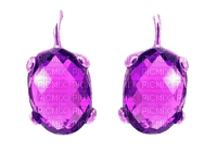 Earrings Purple - By StormGalaxy05 - gratis png