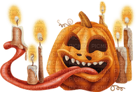 Halloween. Pumpkin. Candles. Leila - ilmainen png