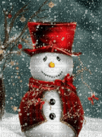 snowmen - Free animated GIF