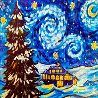 Y.A.M._Winter New year background - gratis png