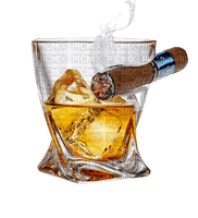 Glass Cigar Cognac - Bogusia - besplatni png