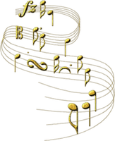 music notes - png grátis