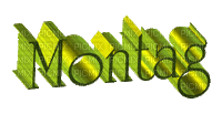 montag - Бесплатни анимирани ГИФ