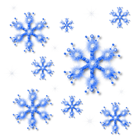 Snowflakes.Blue - png gratis