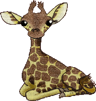 Giraffe - GIF animado grátis
