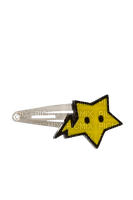 yellow star hair clip - 無料png