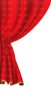 red drapery - PNG gratuit
