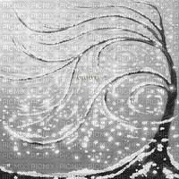 Y.A.M._Winter background black-white - Gratis animerad GIF