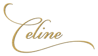 Celine Dion Text Gold - Bogusia - δωρεάν png