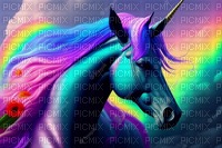 Rainbow Unicorn - nemokama png
