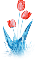 soave deco flowers garden spring tulips grass - 無料png