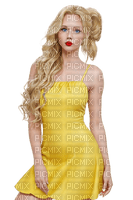 Woman. Yellow. Leila - 免费PNG