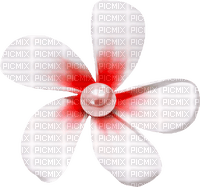 Flower.Pearl.Red.White - 免费PNG
