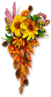 Autumn.Cluster.Scrap.Brown.Green.Red - png ฟรี