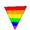 pride triangle - GIF animado grátis