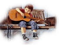 child boy guitar enfant guitariste - png gratis