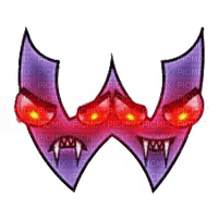 W - evil alphabet lore - png gratis