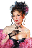 Rena pink Vintage Woman Painting Porträt - Free PNG