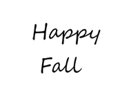 happy fall text letter  Quotes tube black - gratis png