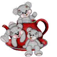 Kaz_Creations Deco Valentine Heart Love Creddy Teddy Bear Animated - Animovaný GIF zadarmo