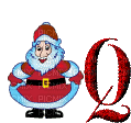 Kathleen Reynolds Alphabets Colours Tree Santa Letter Q - Bezmaksas animēts GIF
