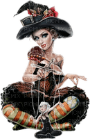 Halloween. Women. Witch.Theatre. Leila - png gratuito