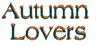 Kaz_Creations Animated Text Autumn Lovers - 免费动画 GIF