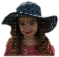 niña con sombrero - 免费PNG