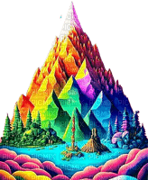 Fantasy Color Rainbow - 無料png