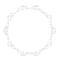 oval white frame - PNG gratuit
